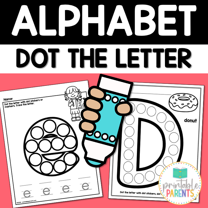 Dot and Paint the Alphabet Printables – Printable Parents dot-and-paint-the-alphabet-printables-printable-parents