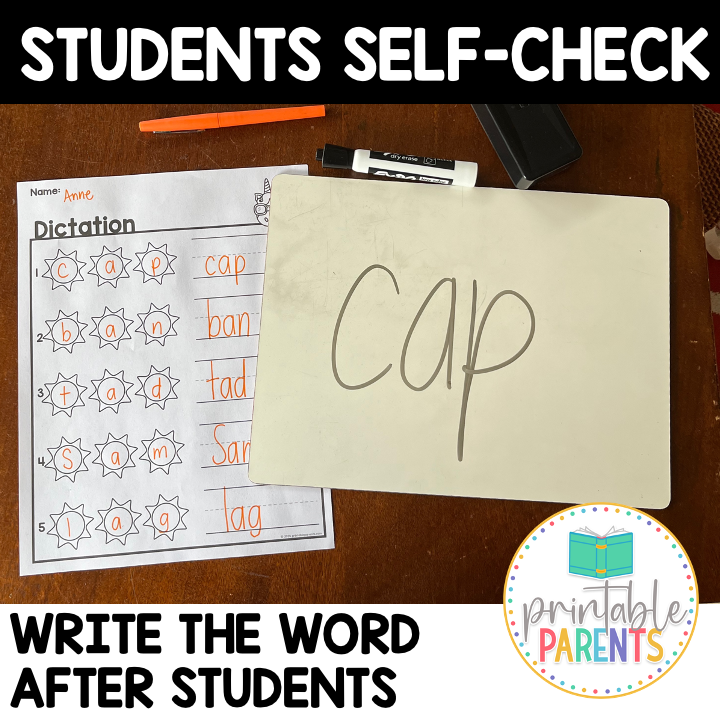 Spelling Dictation Worksheets Printable Parents