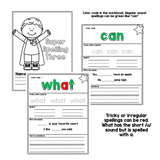 Sight Word Read and Spell List 3