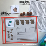 Phonics Skills Word Mapping Activity