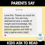 Games Summer BOGO: Phonics Fun + Decodable Sentences Bundle
