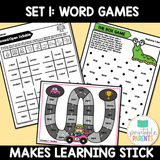 Games Summer BOGO: Phonics Fun + Decodable Sentences Bundle