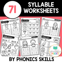 Phonemic Awareness Worksheet Bundle