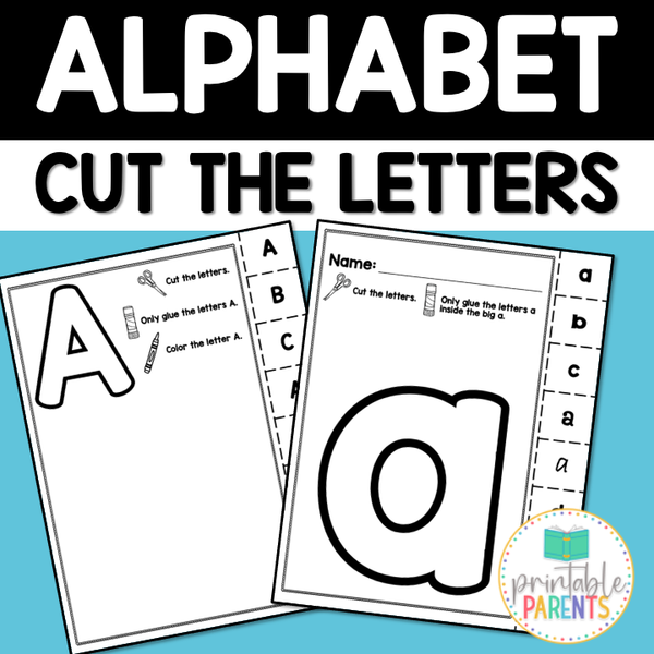 Alphabet Cut and Paste Worksheet Pack – Printable Parents alphabet-cut-and-paste-worksheet-pack-printable-parents