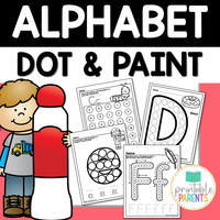 Dot and Paint the Alphabet Printables