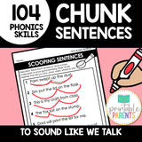Scooping Sentences Worksheets