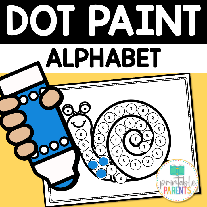 Dot Paint Worksheet Mega Bundle Printable Parents
