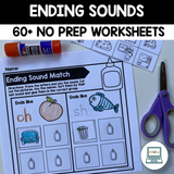 Ending Sounds Worksheets
