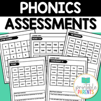 Phonics Assessments for Reading and Spelling