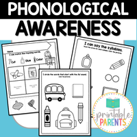 Preschool Worksheet Bundle