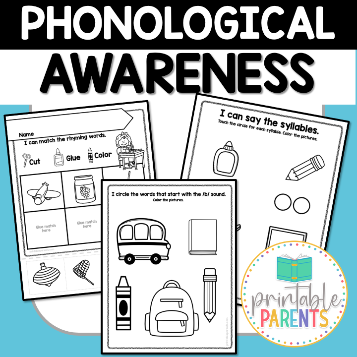 Preschool Worksheet Bundle – Printable Parents