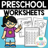 Preschool Worksheet Bundle