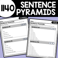 Sentence Pyramids for Reading Fluency