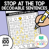 Decodable Sentence Games Mega Bundle
