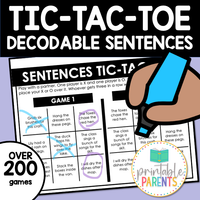 Decodable Sentence Games Mega Bundle