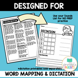 Decodable Word List for 3, 4, and 5 Sound Words