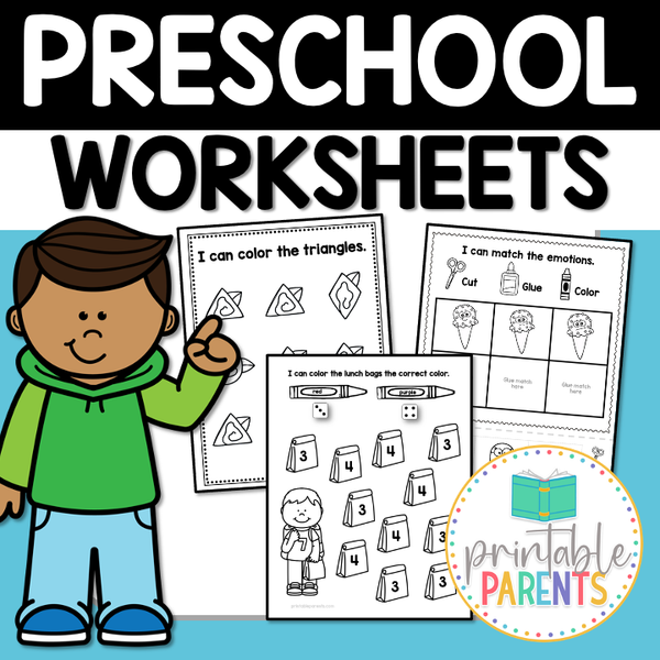Preschool Worksheet Bundle – Printable Parents preschool-worksheet-bundle-printable-parents