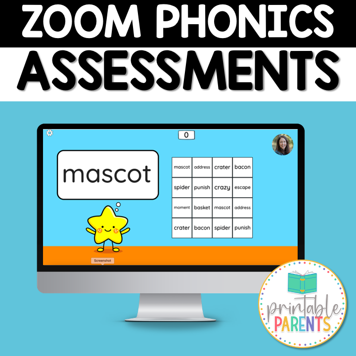 Comprehensive Phonics Assessment – Printable Parents