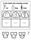 Ice Cream Preschool Worksheets