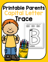 Capital Letters Tracing Workbook