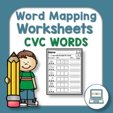 CVC Word Mapping Worksheets