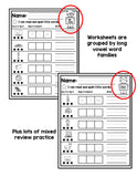 CVCe Word Mapping Worksheets
