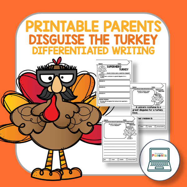 Turkeys in Disguise Writing