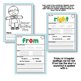 Sight Word Read and Spell List 5