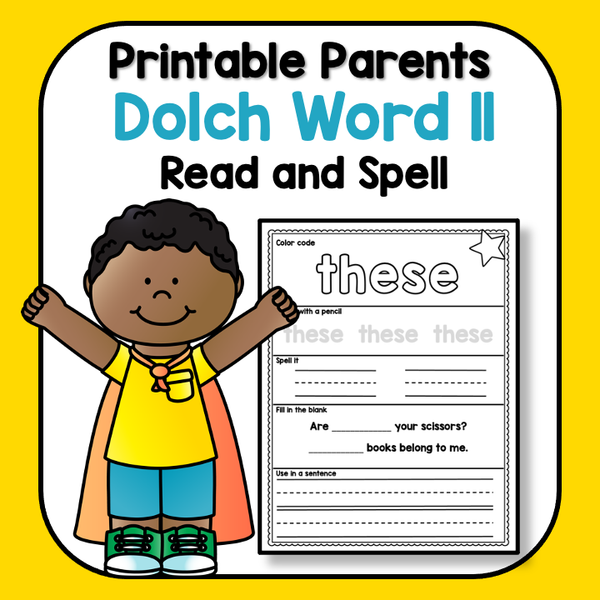 Sight Word Read and Spell List 11
