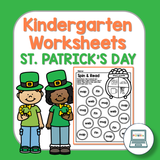 St. Patrick's Kindergarten Worksheets