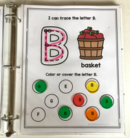 September Preschool Busy Binder