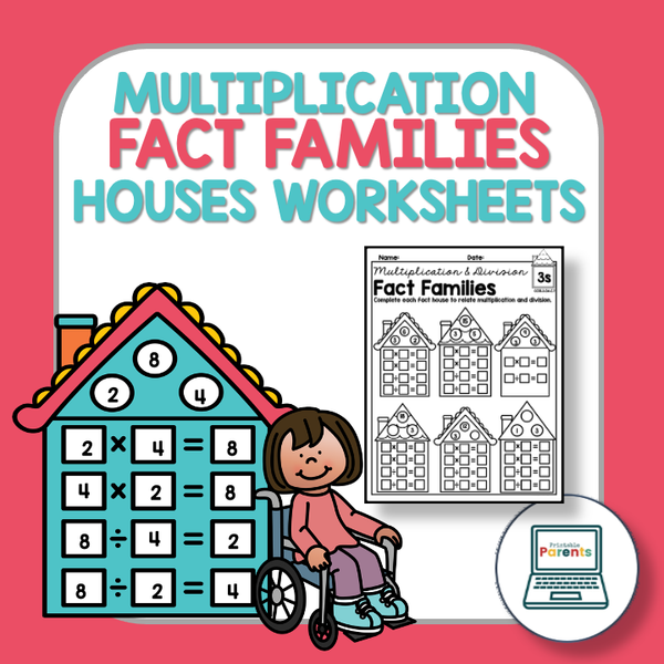Multiplication and Division Fact Family Worksheets – Printable Parents