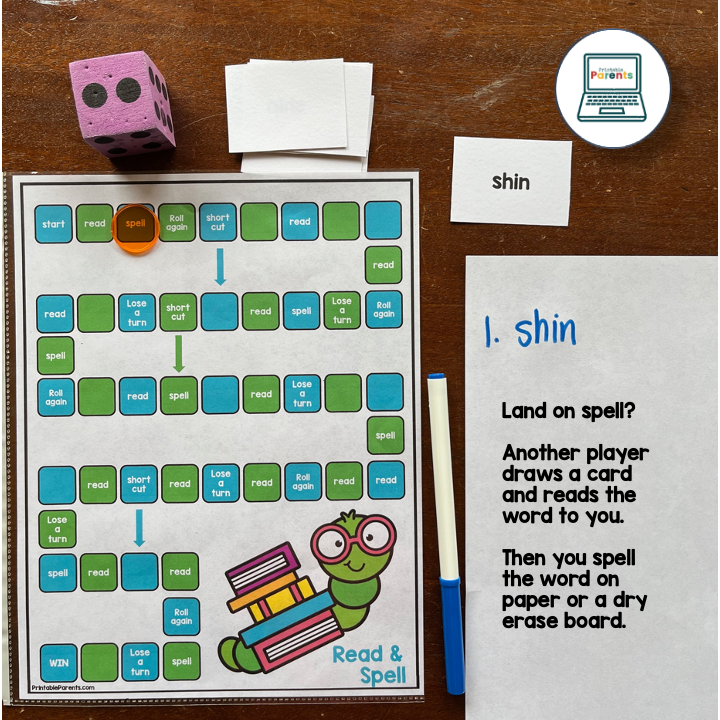 Phonics Games for Reading and Spelling – Printable Parents