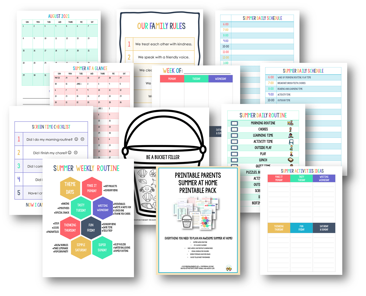 Summer Printable Pack Printable Parents